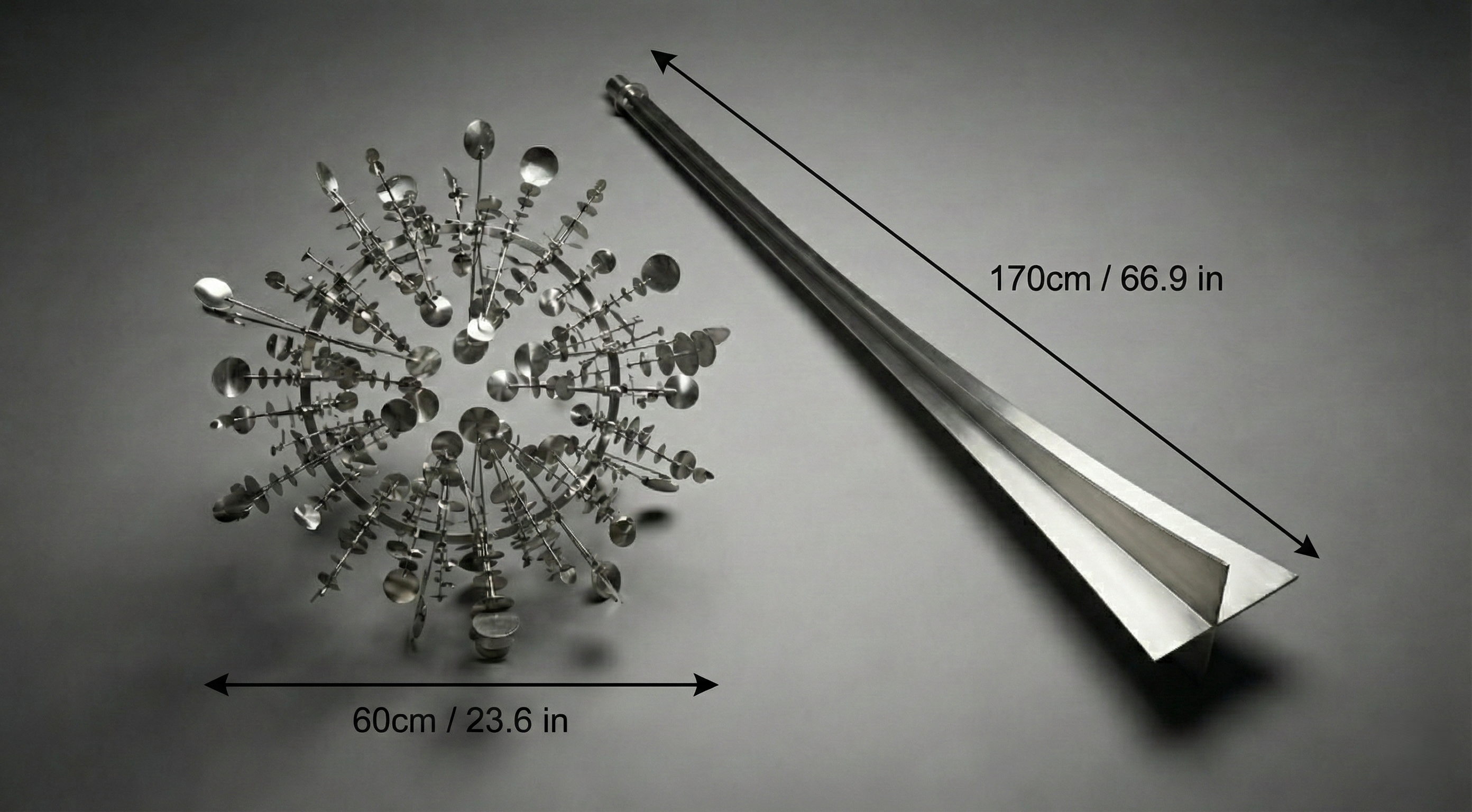 80-Inch Kinetic Wind Sculpture